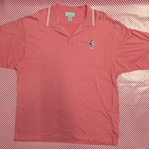 Cutter & Buck Disney Mickey Mouse Golf Polo Shirt – Men’s XXL – Salmon/Coral